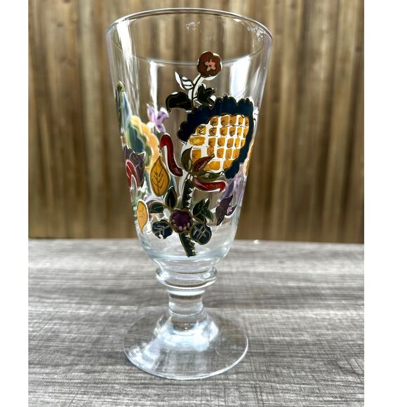Noble Excellence Napa Valley Collection Hand Painted 22 oz Water/Ice Tea Goblet - Picture 5 of 5